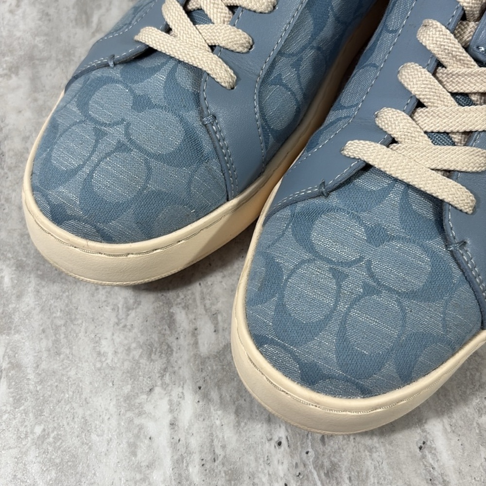Coach Clip High Top Sneaker, Men’s sz 11, Cornflower Blue - Picture 4 of 13